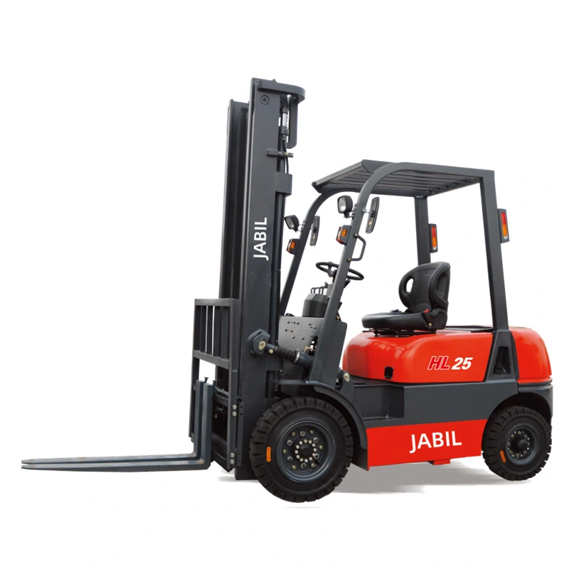 China Brand Jabil New Forklift Truck 2.5 Ton Diesel Forklift Ht Series 3m 4.5m 5m Mast