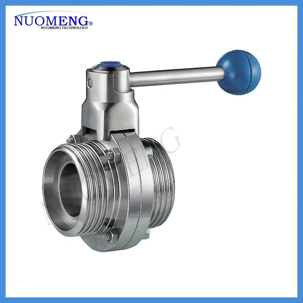 Sanitary Stainless Steel SS304/316L Manual Welded Pulling Handle/Multi-Position Butterfly Valve &Ball Valve&Pipe Fitting