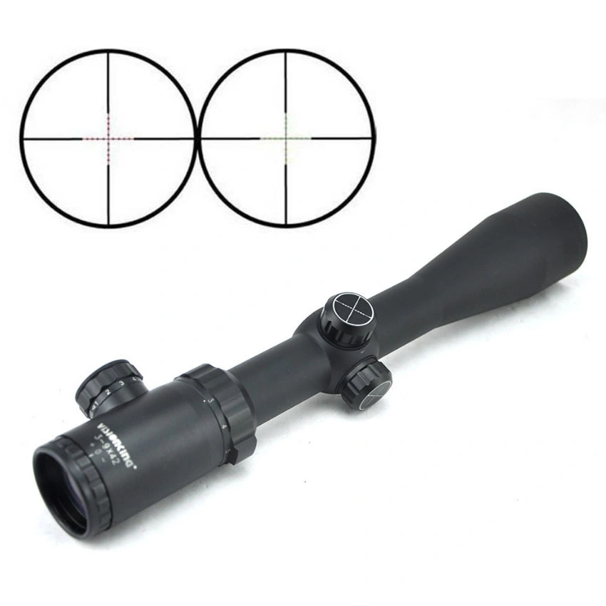 Visionking 3-9X42 Sight Waterproof Tactical Hunting Fully Multicoated Scope with Mount Rings