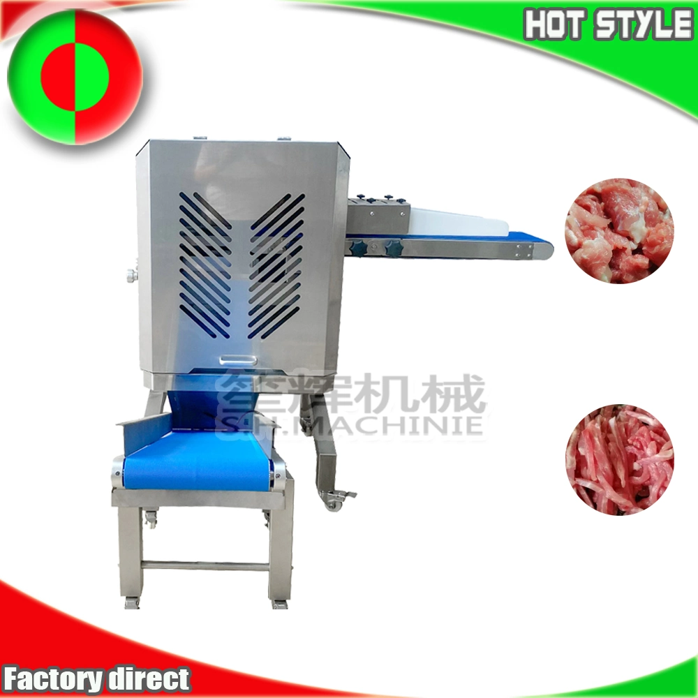 Equipo Comercial de procesamiento de Alimentos máquina de corte de carne Maquinaria de trituración de carne Cortador de pescado