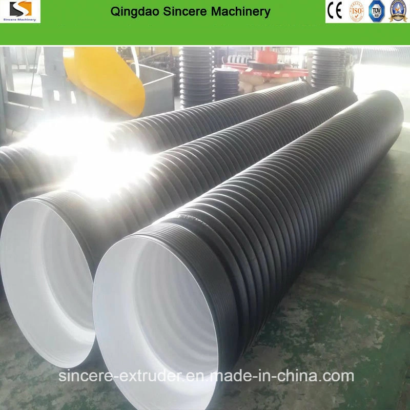 PE/PP/HDPE/mpp Dwc tubos de drenaje de la extrusora/Extrusión