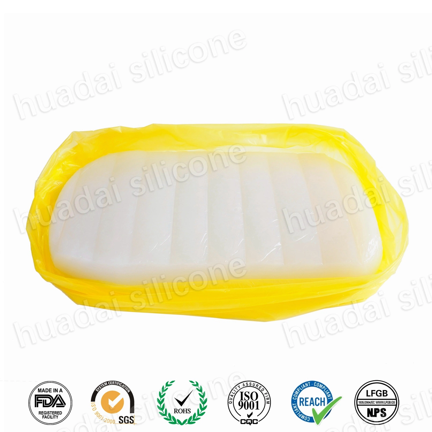 Solid Silicone Rubber Platinum Cured Medical Grade Anti-Yellowing for Extruded Tube Catheter