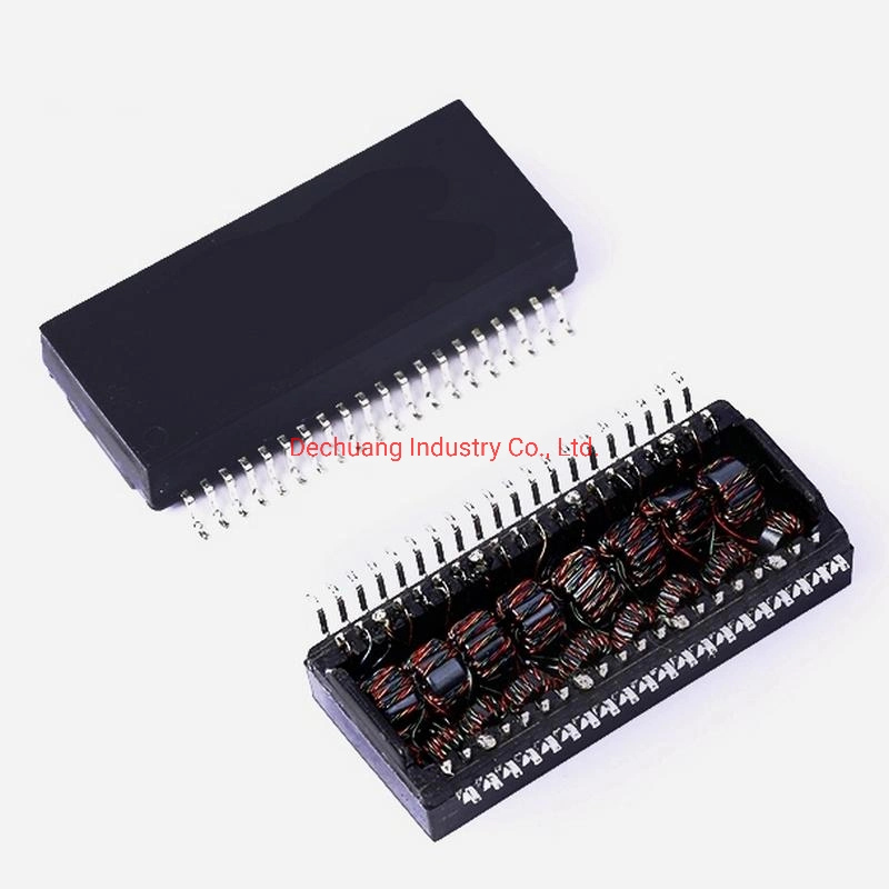 SMD Ethernet LAN Transformer 40 Pin Single Port 1000 Base-T Isolated Filter Modules Magnetic Network Surface Mount Type