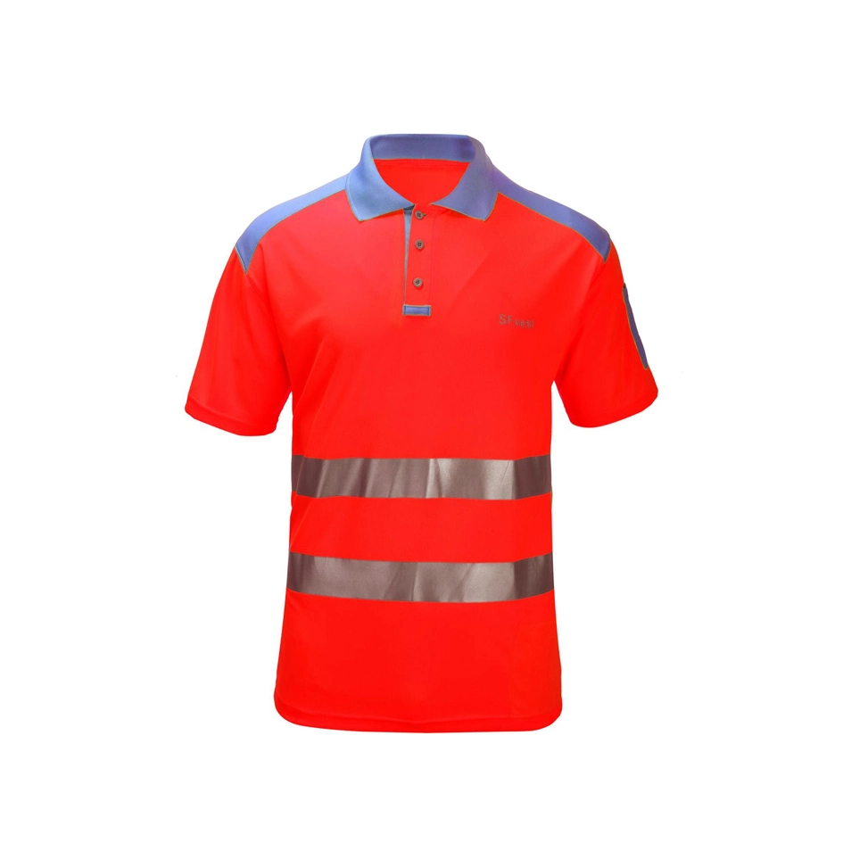 Custom Hola Viz Polo reflectante de seguridad de los EPI Ropa de trabajo uniforme