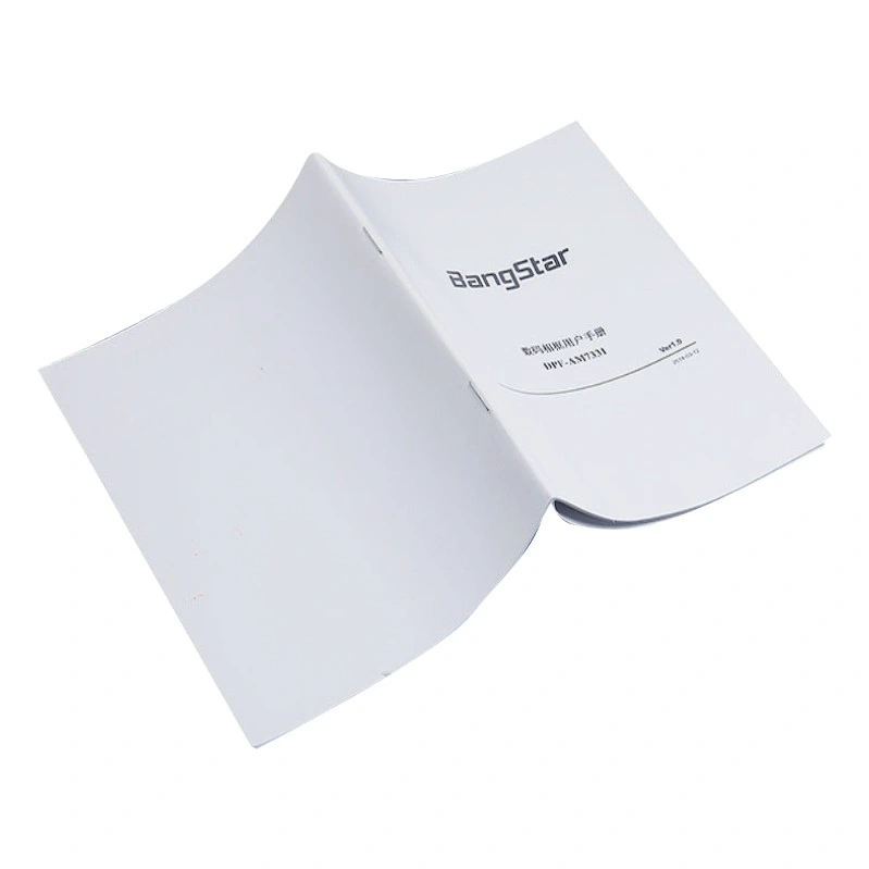 Custom Art Paper Printing Folding Brochure A5 Small Booklet Flyers Pamphlet Instruction Manual