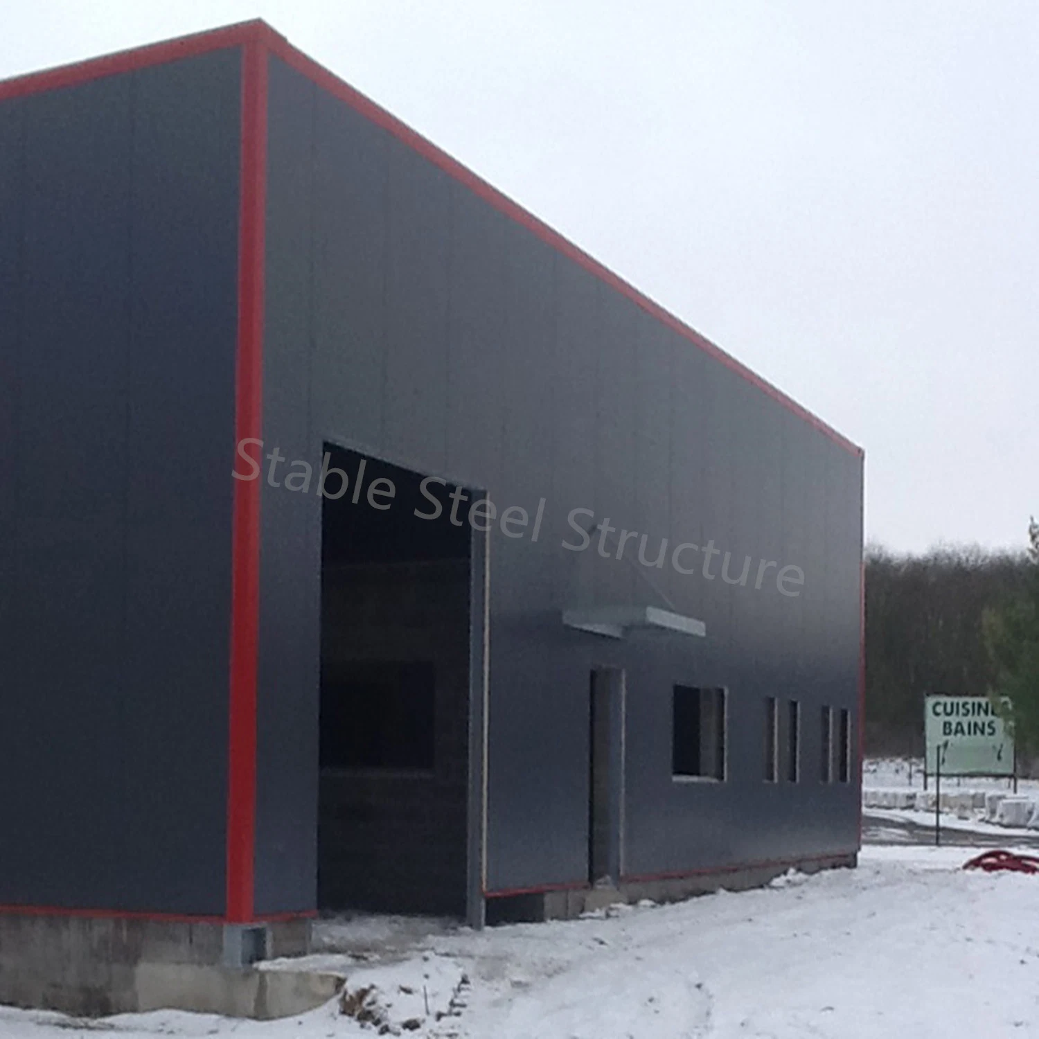 Сборные зале строительство металлические конструкции стальные рамы сегменте панельного домостроения в здании практикум для продажи