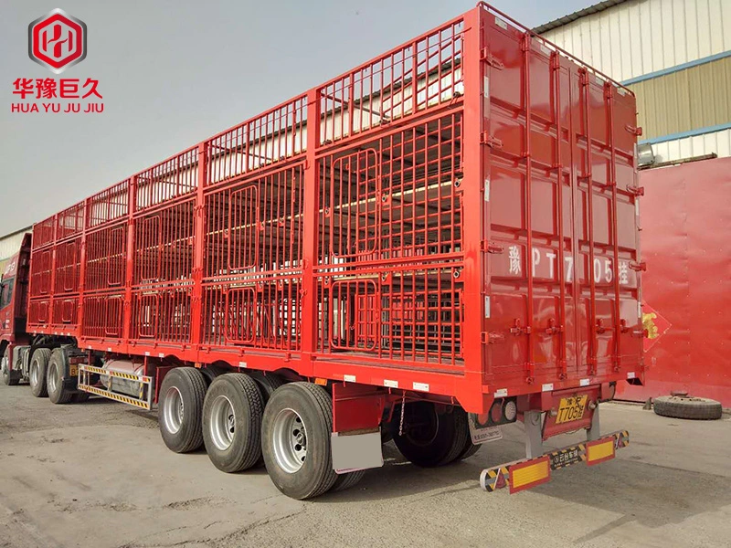 Removable Side Wall /Board /Fence /Stake Semi Trailer/Truck Trailer for Transport of Livestocks/Cattle/Farm Animals/Beverages/Drinks/Commercial Logistics