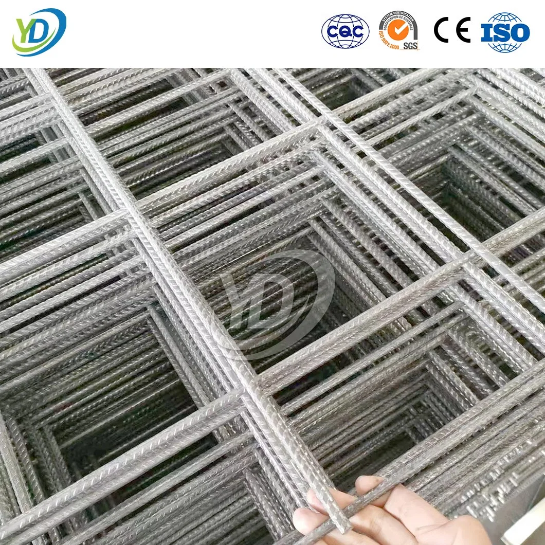 Yeeda Wire Mesh 100m 200m vergalhão de Aço de arame soldado painéis de malha China Factory 6mm de espessura Square de arame soldado painéis de malha utilizada para estaleiro