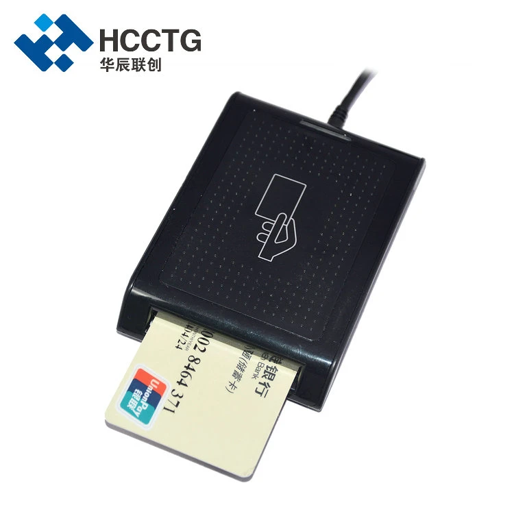 13.56MHz Dual Interface Reader PC/Sc RFID Contact + Contactless Desktop USB Smart Card Reader HD5