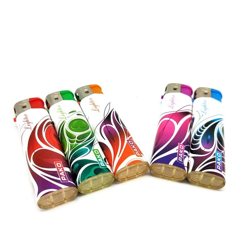 Environmentally Friendly, Low Price, Practical, Customized Normal Label-Colorful Electronic Lighter