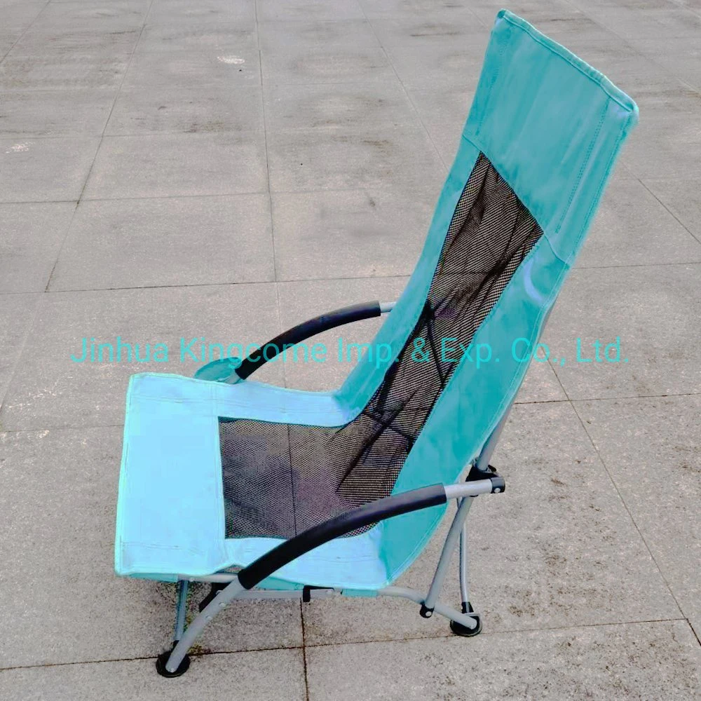 Outdoor Steel Beach Folding Chair with Fabric