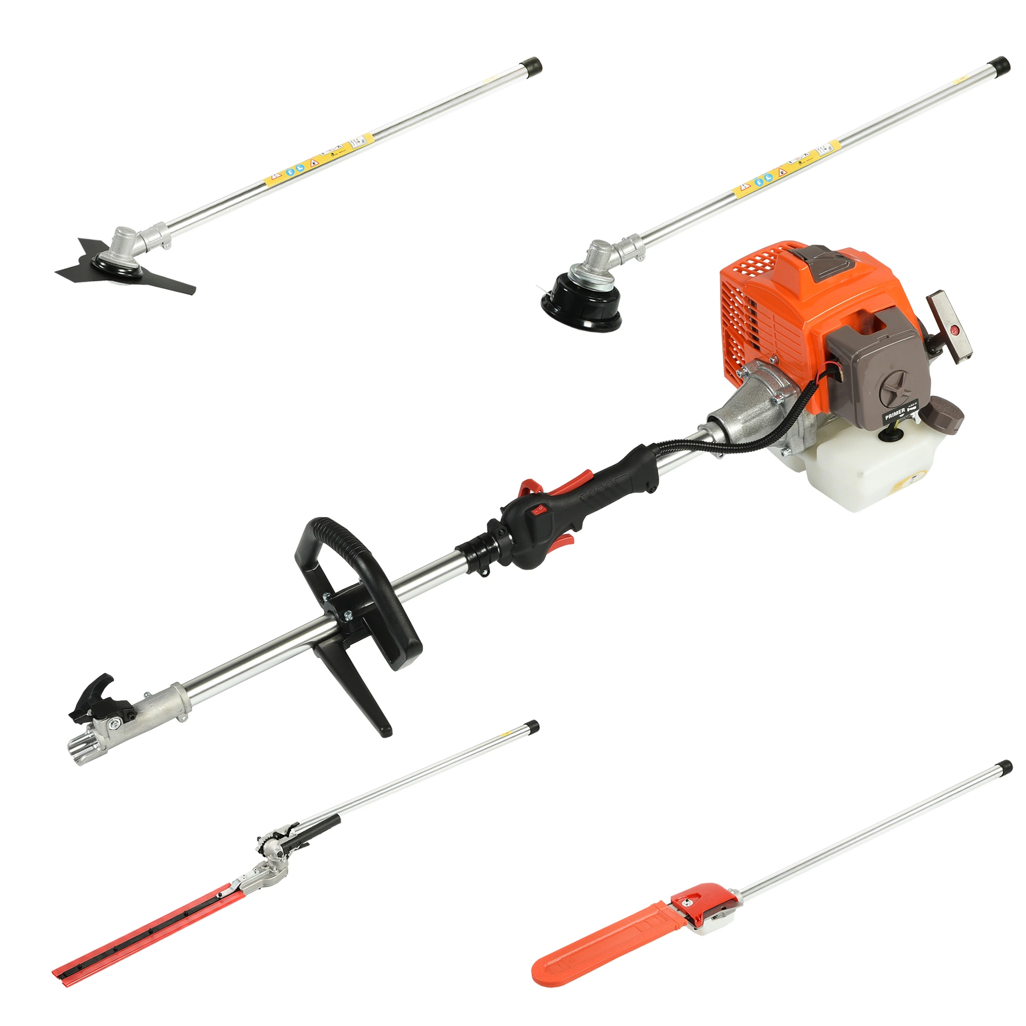 1E48F Engine,63CC Multi Function Brush Cutter Pole Chain Saw Hedge Trimmer