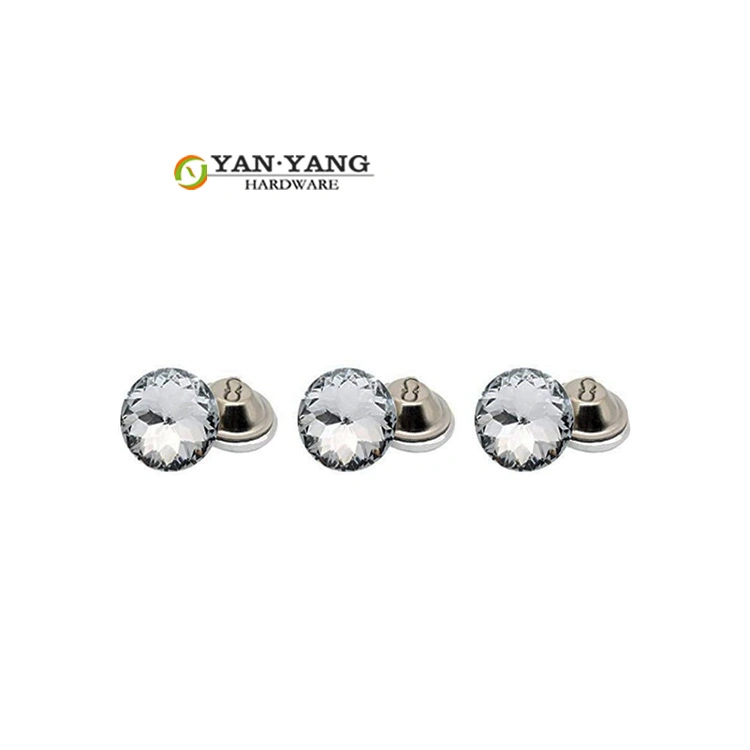 Yanyang Customized Durable Sofa Crystal Rhinestone Button for Factory Manufacturing