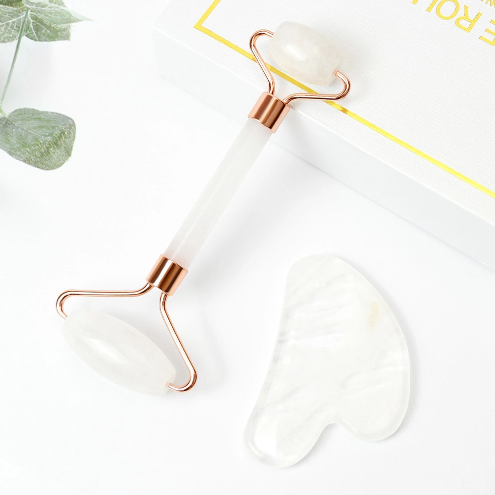 Handheld Jade Roller Guasha Set for Face Anti-Aging Beauty Facial Massage Skin Care Tool