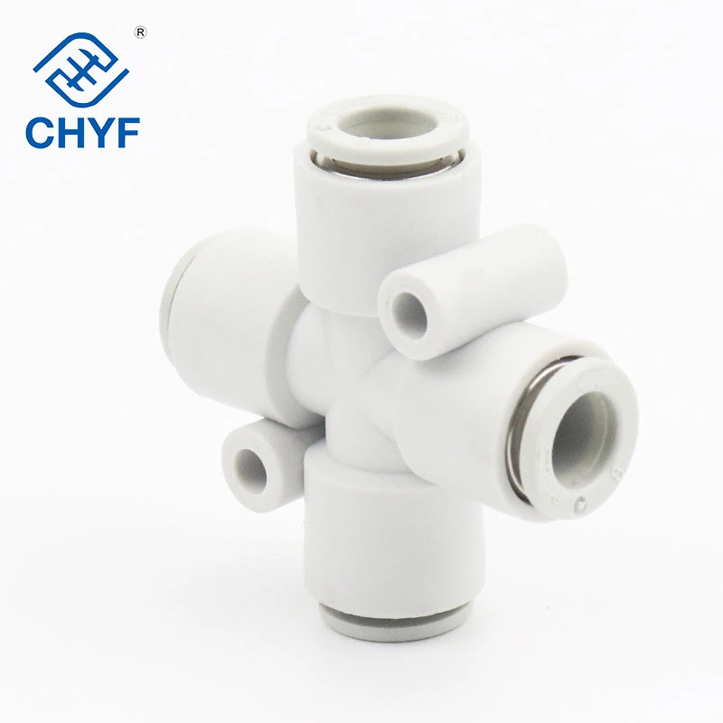 SMC Type Kq2tw Series Plastic Four Way Pipe Joint Pneumatic Joint Kq2tw06-00