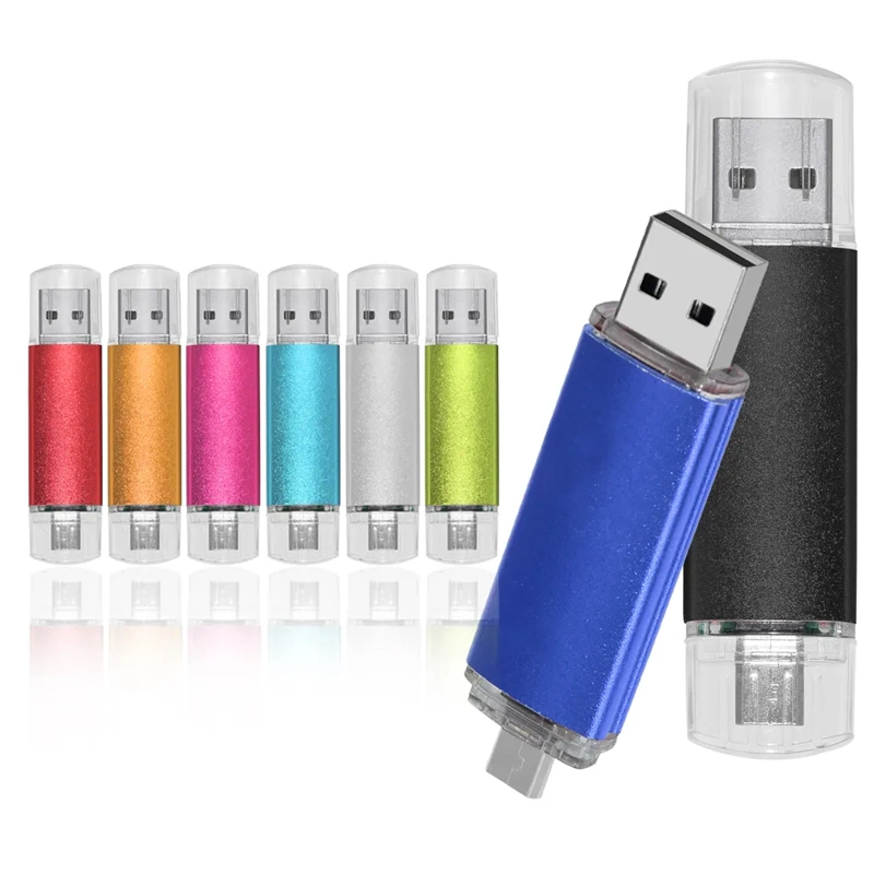 OEM USB Pen Drive Customized Logo Flash Drive Dual Purpose OTG