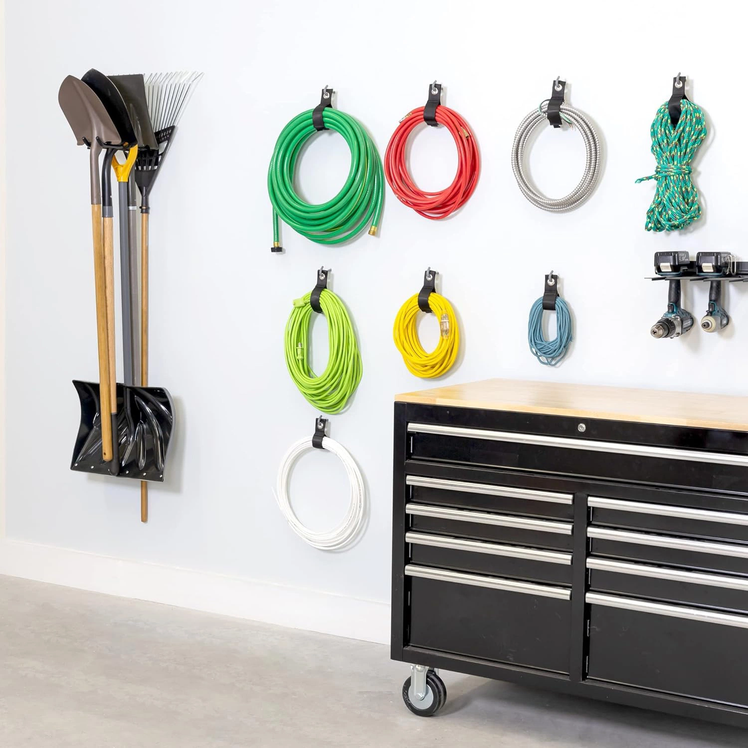 Mount Bike Hanger Metal Garage Organizer Wall Hook Bicycle Hanger Garden Tool