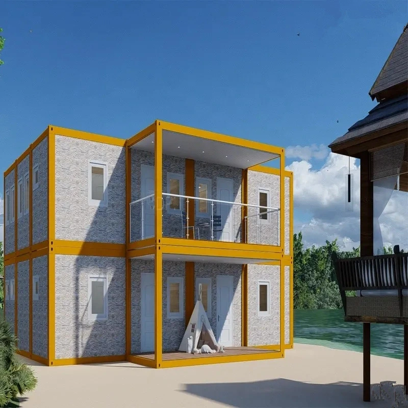 Structures simples en acier personnalisées Construction préfabriquée conteneur petite maison