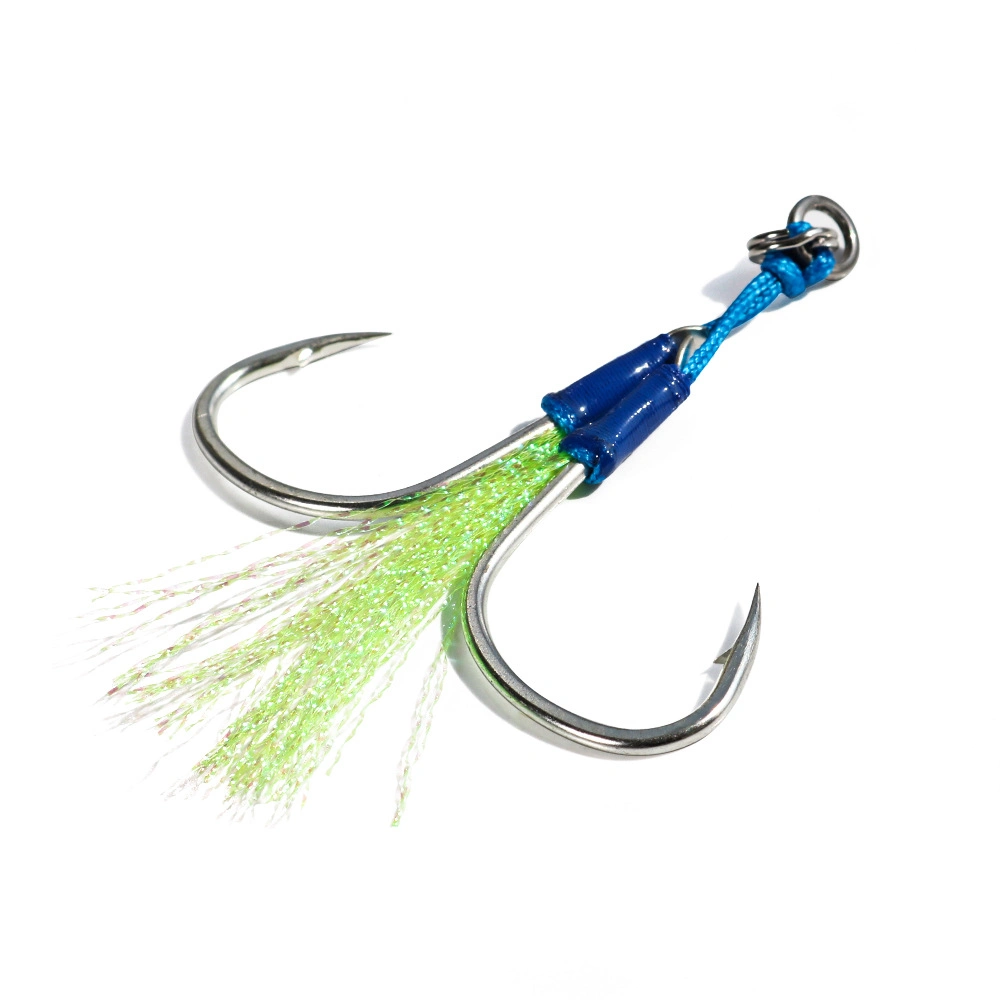 La pesca anzuelos dobles emitidos gigas Assist Hook