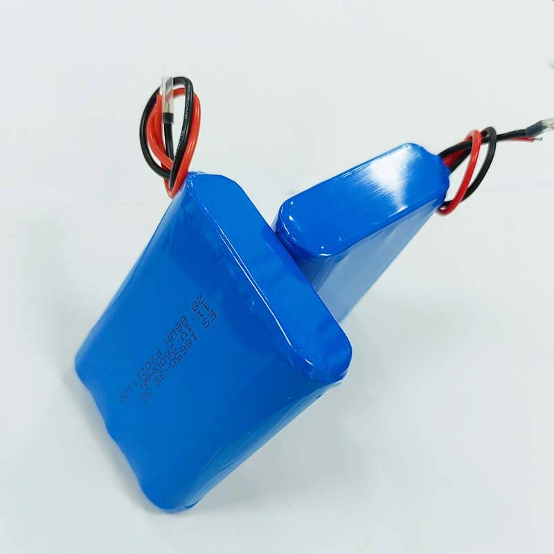 Batería de litio recargable de alta tensión 11,1V 18650 3S 2600mAh Para el robot de barrido