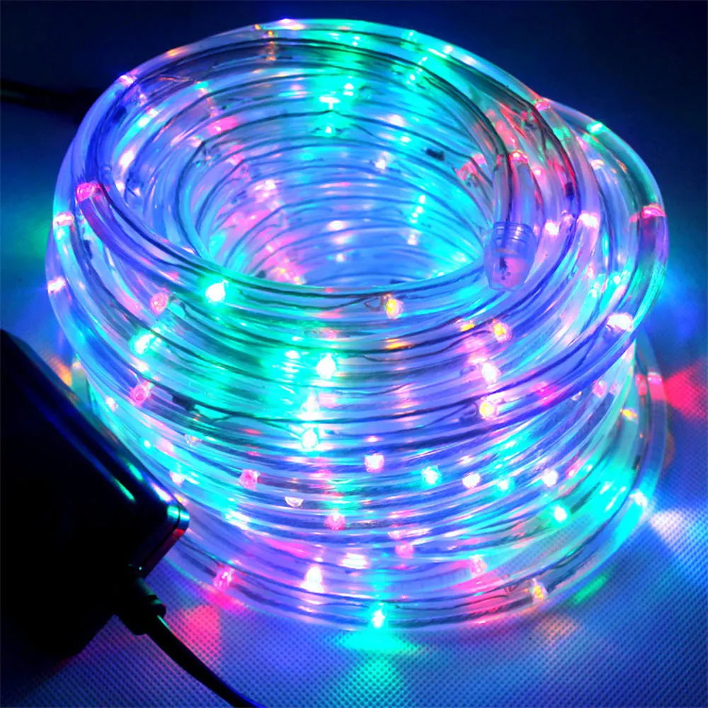 10m Indoor& Outdoor Low Voltage Multi-Function Rope Light &ndash; Multi Coloured