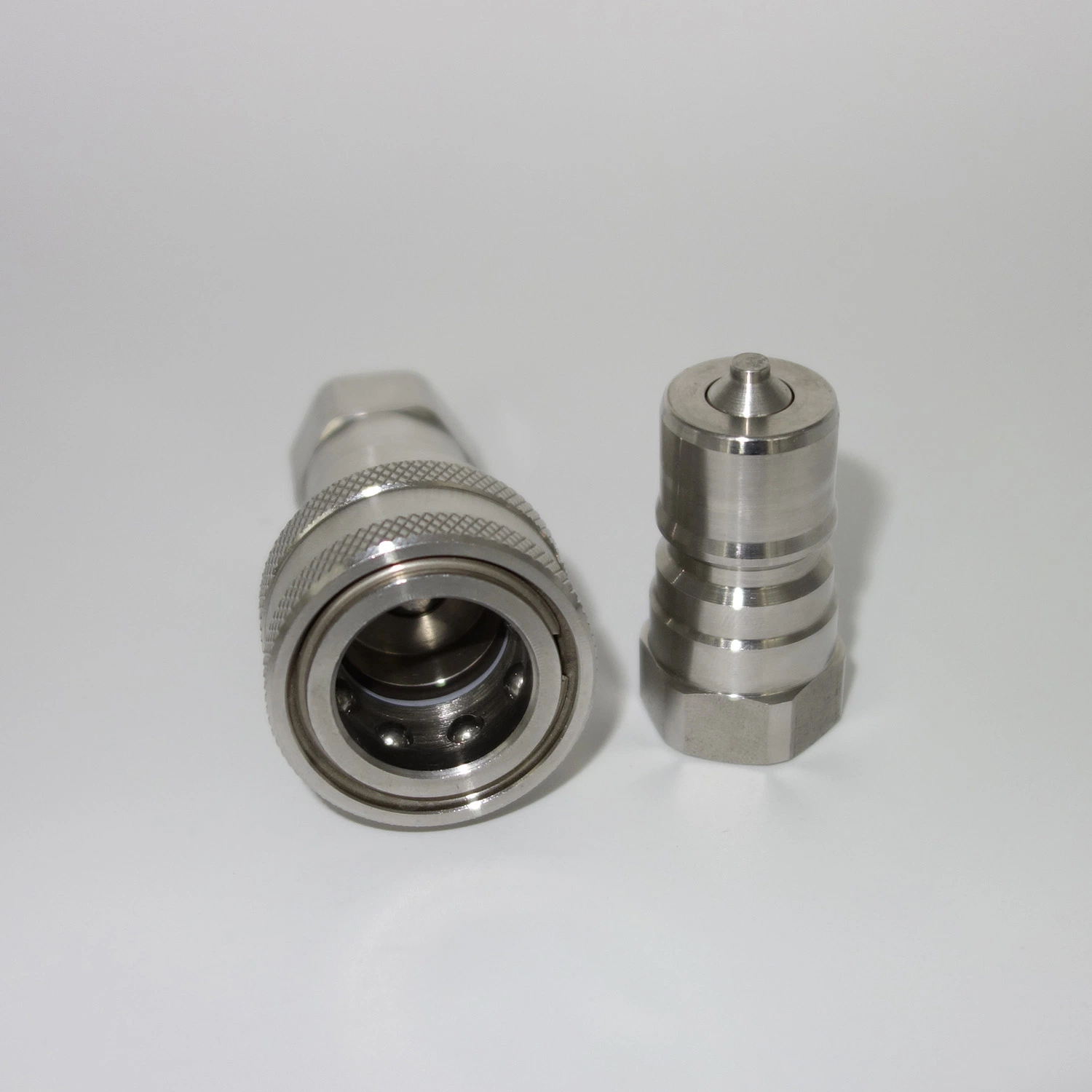 Naiwo Shut-off Quick Connector Coupling Manufacture Stainless Quick Coupler ISO-B 3/8 Inch