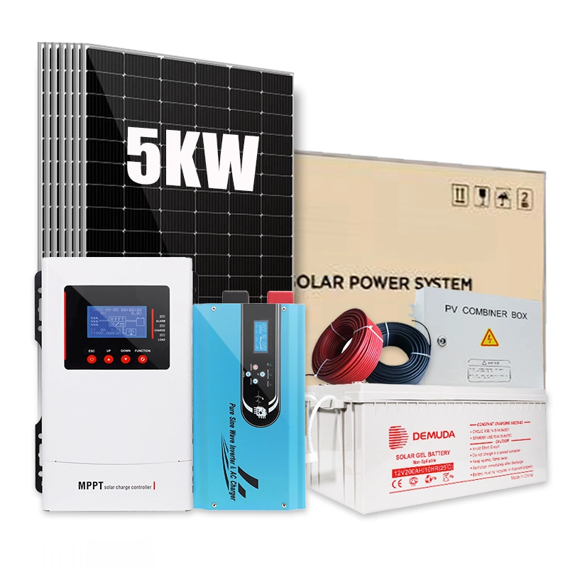 5000W Solar Panel Kit Power Generator Solar Panel Set 5kw off Grid Home Solar Energy Systems