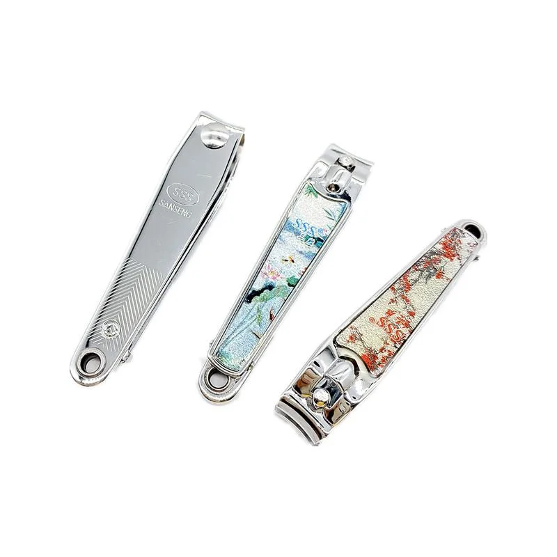 0818-17 Manicure Set with File Wide Pliers Open Nail Clippers