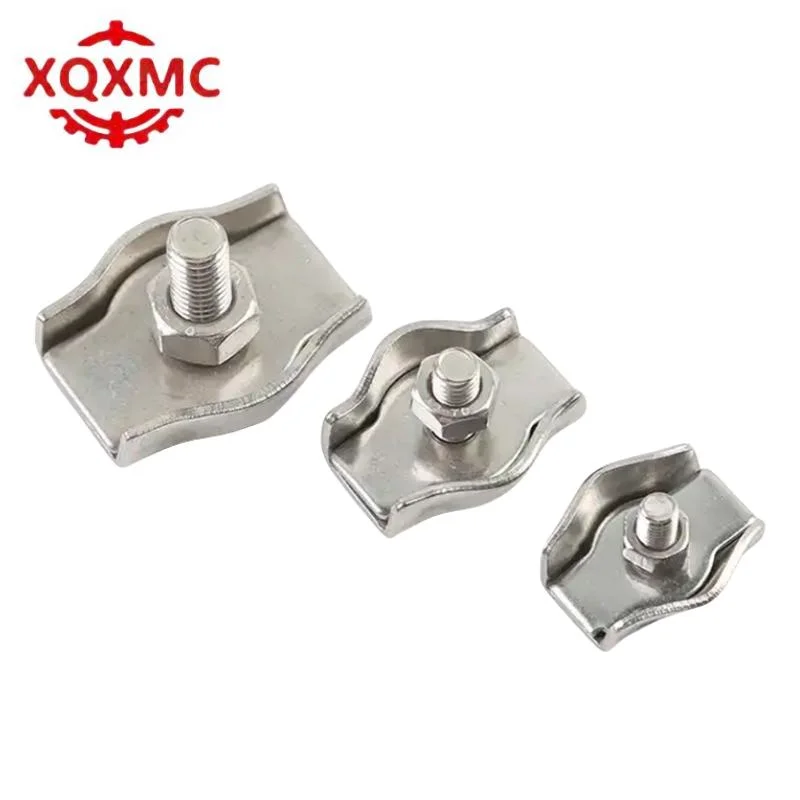 High quality/High cost performance  Single Bolt Cable Clamp Stainless Steel Simplex Wire Rope Clip