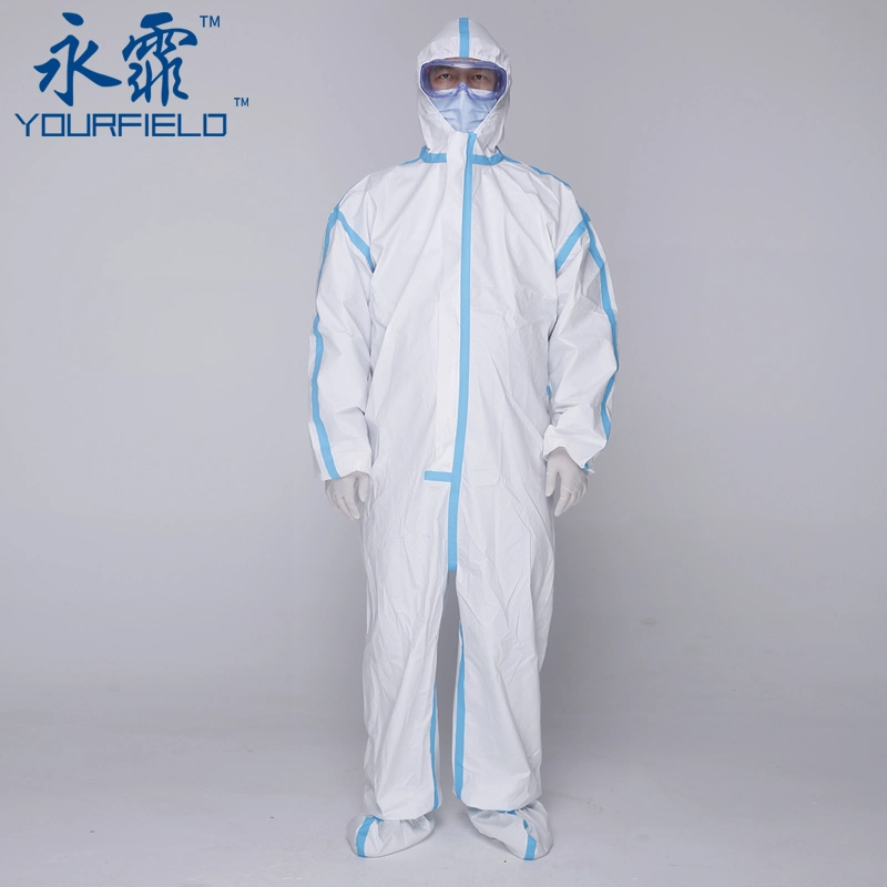 Yourfield Group Non-Wowen Stoff Einweg Protective Garment