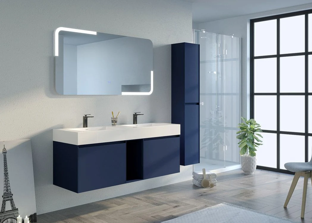 Bathroom Cabinet 1400mm Sapphire Blue