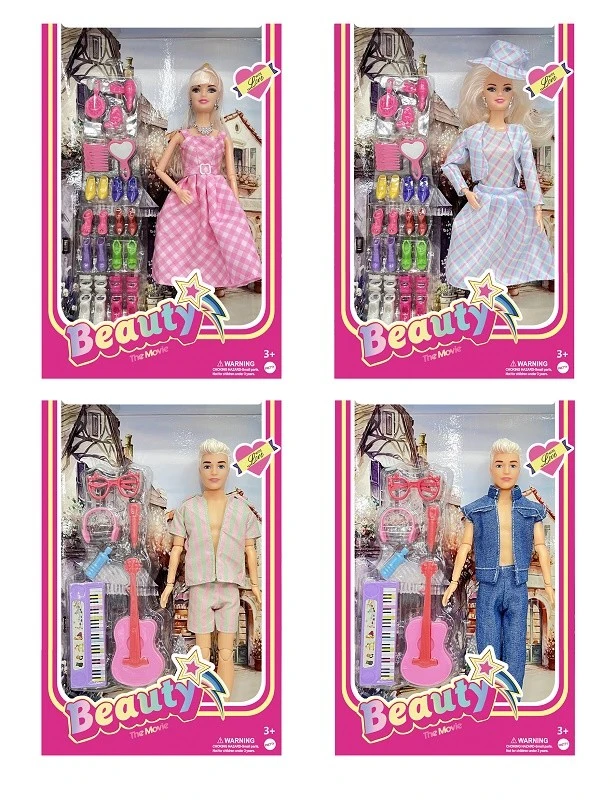 OEM Factory Customized Barbie Doll Plastic Toy Doll Beautiful Dolls Children Toy Plastic Fashion Doll Baby Girl Doll Manufacturer in China