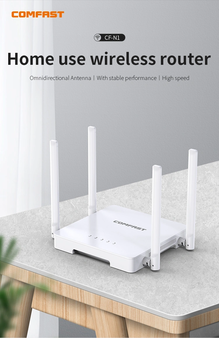 Hot Selling CF-N1 300Mbps WiFi Range Extender 4 Antennas 802.11n Wireless Router 2.4GHz Wireless N WiFi Router