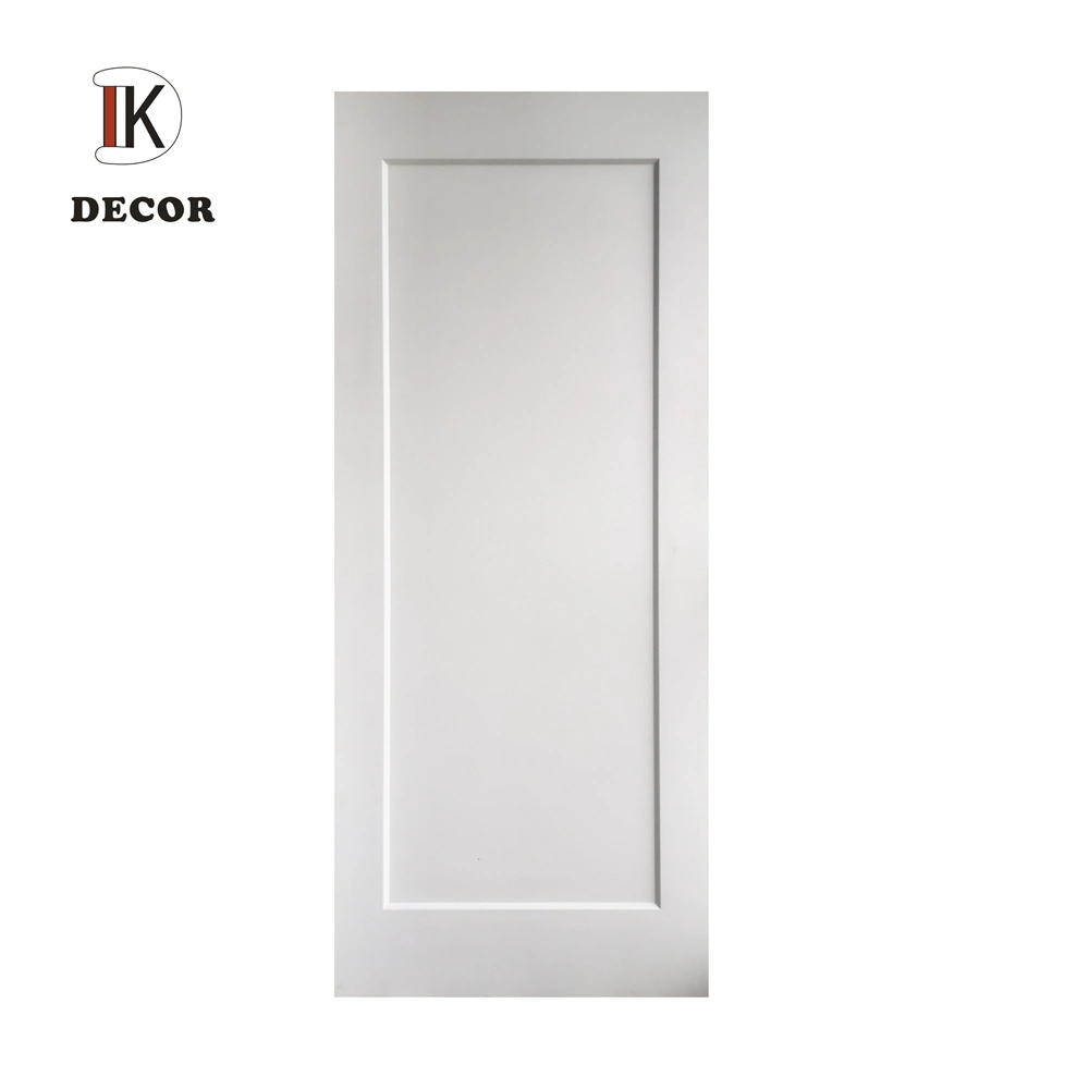 Hot Sale Soundproof White Primer 2 Panel Solid Core Interior Wooden Shaker Door