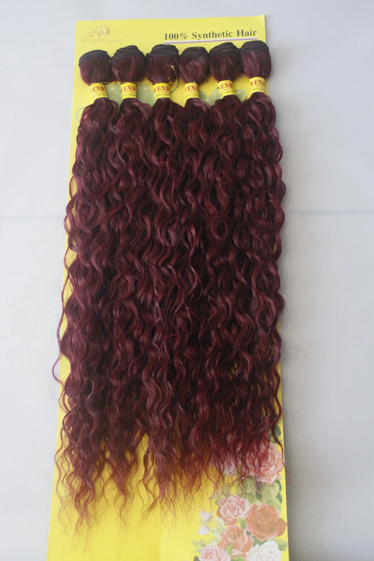 Factory Packing Synthetic Hair Blend Bundles Cheap Synthetic Hair