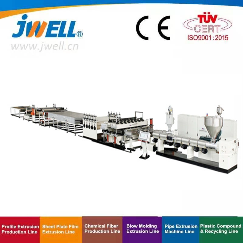 Plastic WPC (PE/PP) Wood Grain Hollow Decking Board Profile Machine Extruder Supplier