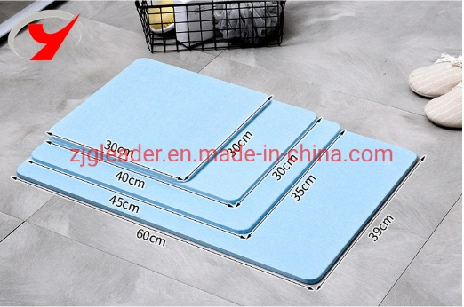 Zjgleader New Design Customized Diatomite Mat Bath Mat