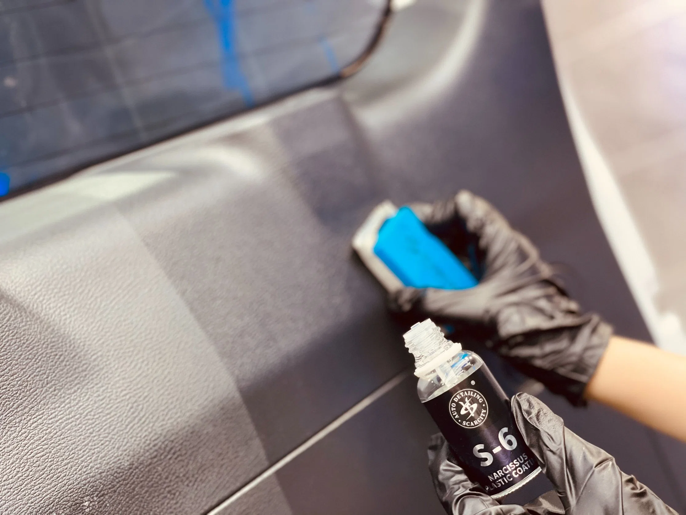 Kunststoff-Restorer Beschichtung Car Care Liquid die ultimative Lösung für Gummi Vinyl und Kunststoff