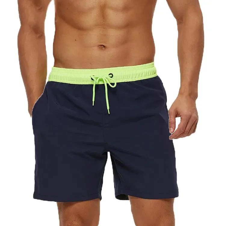 OEM Quick Dry Swim Shorts Elastic Waisted Board Shorts Summer Bathing Suit Swimwear Beachwear for Adult Men