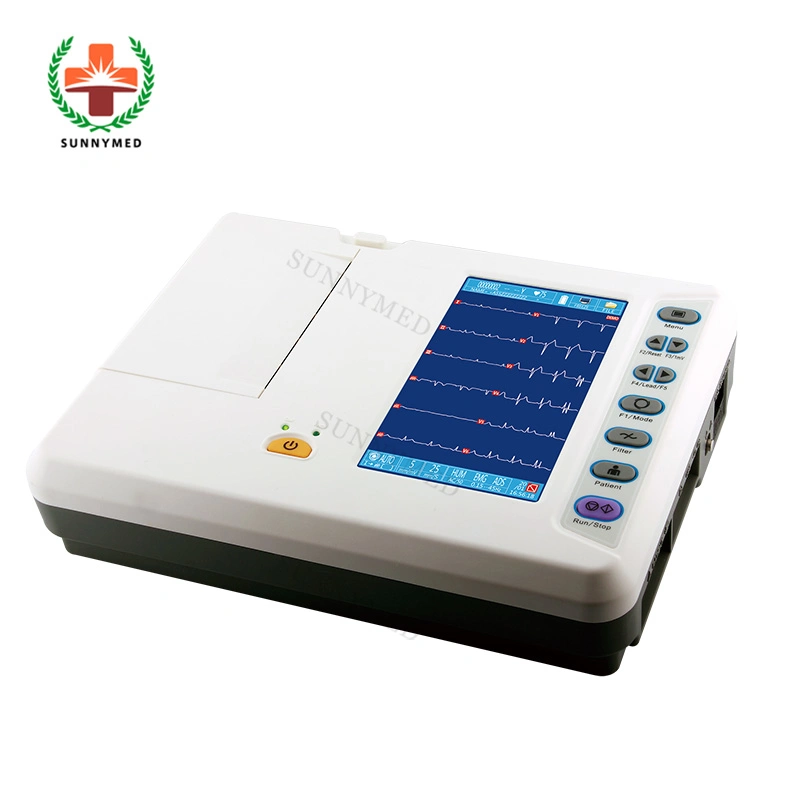 Sy-H006A Hospital ECG Machine Six Channel 12 Leads with Printer