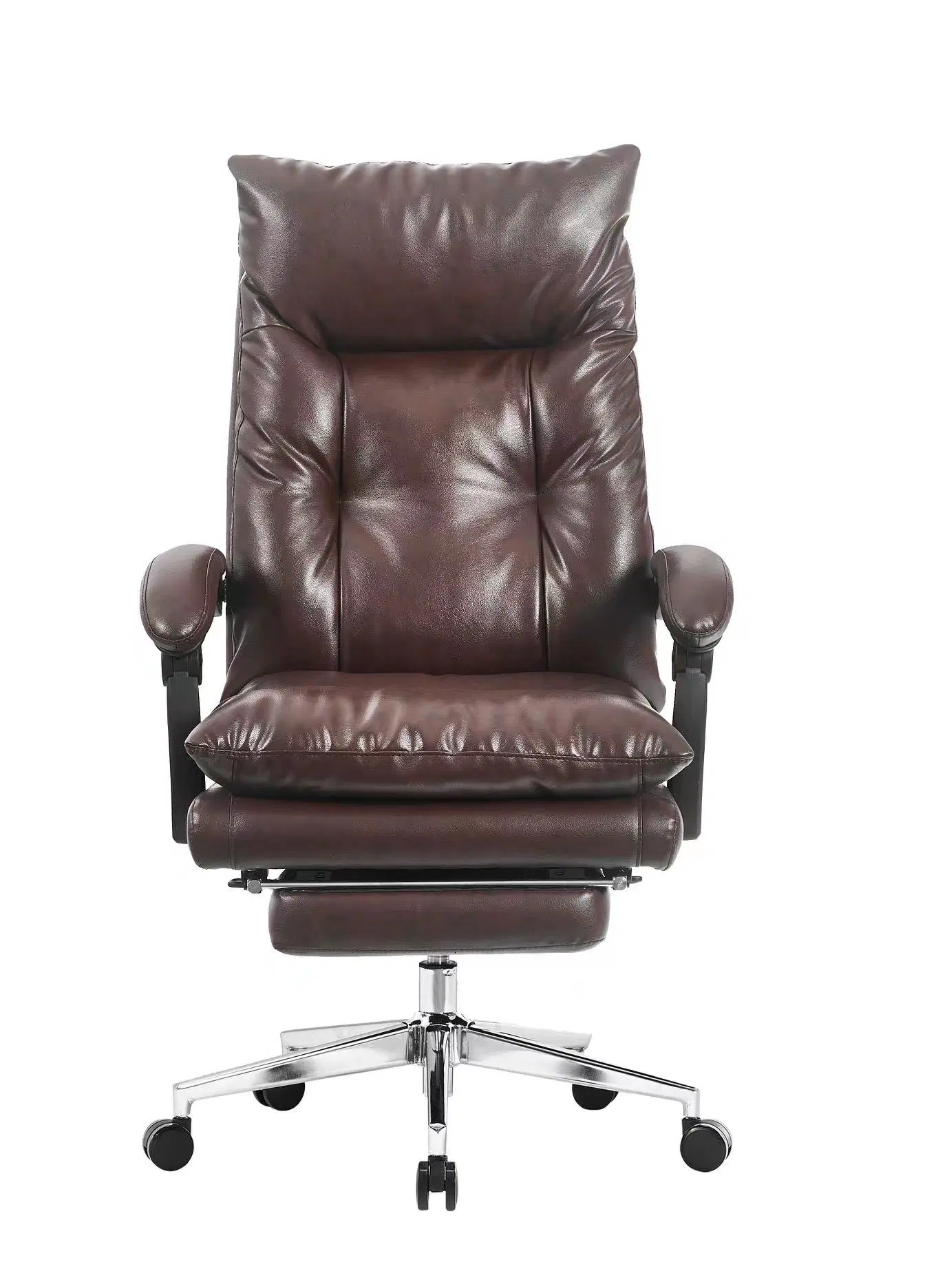 Executive Office Chair Office Furniture High Back PU Swivel Boss Office Chair with Footrest