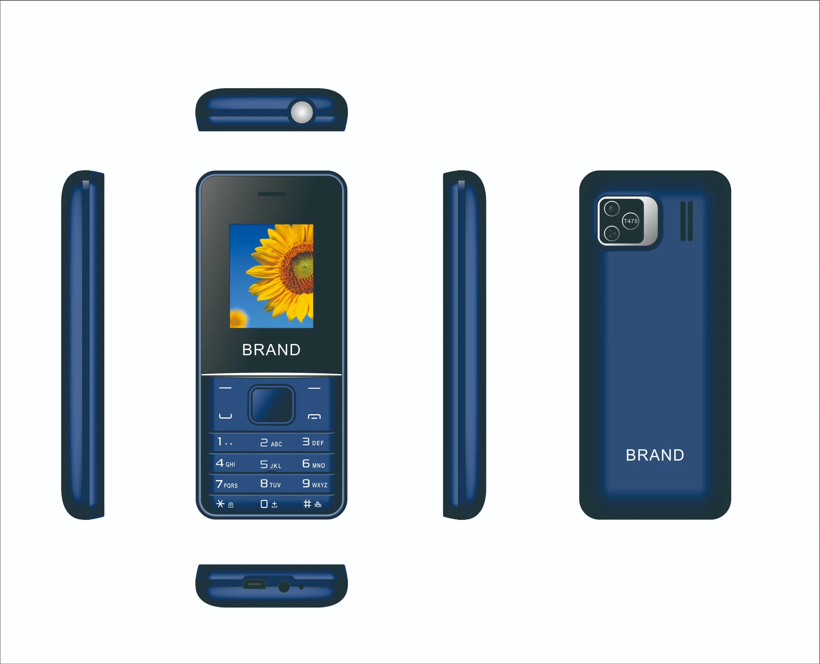 Wholesale/Supplier New Promotion Low Cost Phone Manufacturer From China Customized 1.77 Inch Feature Phones