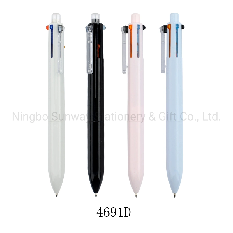 Plastic Promotional Multi Color Ballpoint Pens Mechanical Pencil