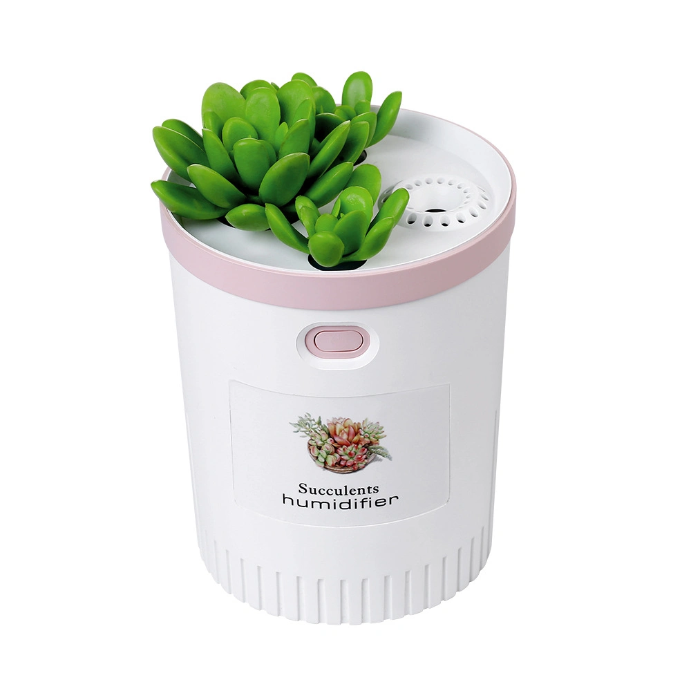 Mini Green Plant USB Car Humidifier Air Cleaner