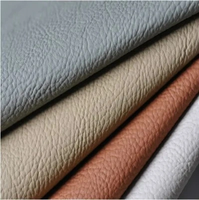 2023 Finished PVC Wholesale Coated Leather for Furniture Textile PVC