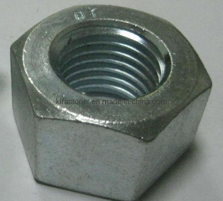 Heavy Hex Nuts HDG Gr. Dh ASTM a-563 Per ASTM a-153tapped. 031 Oversized (HHO-610)