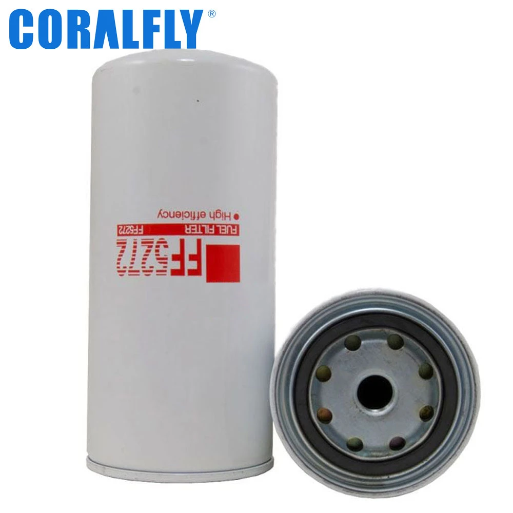 Coralfly OEM ODM Truck Diesel Engine Fuel Filters FF5272 for Cat Fleetduard Filters FF5272