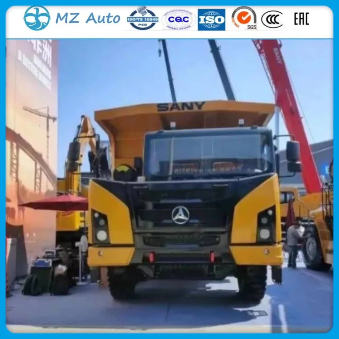 شاحنة التفريغ/القطارة 530HP شاحنة التعدين الكبيرة التي يستخدمها المنجم قدرة تحمل عالية صُنعت في الصين لروسيا مع Ottc