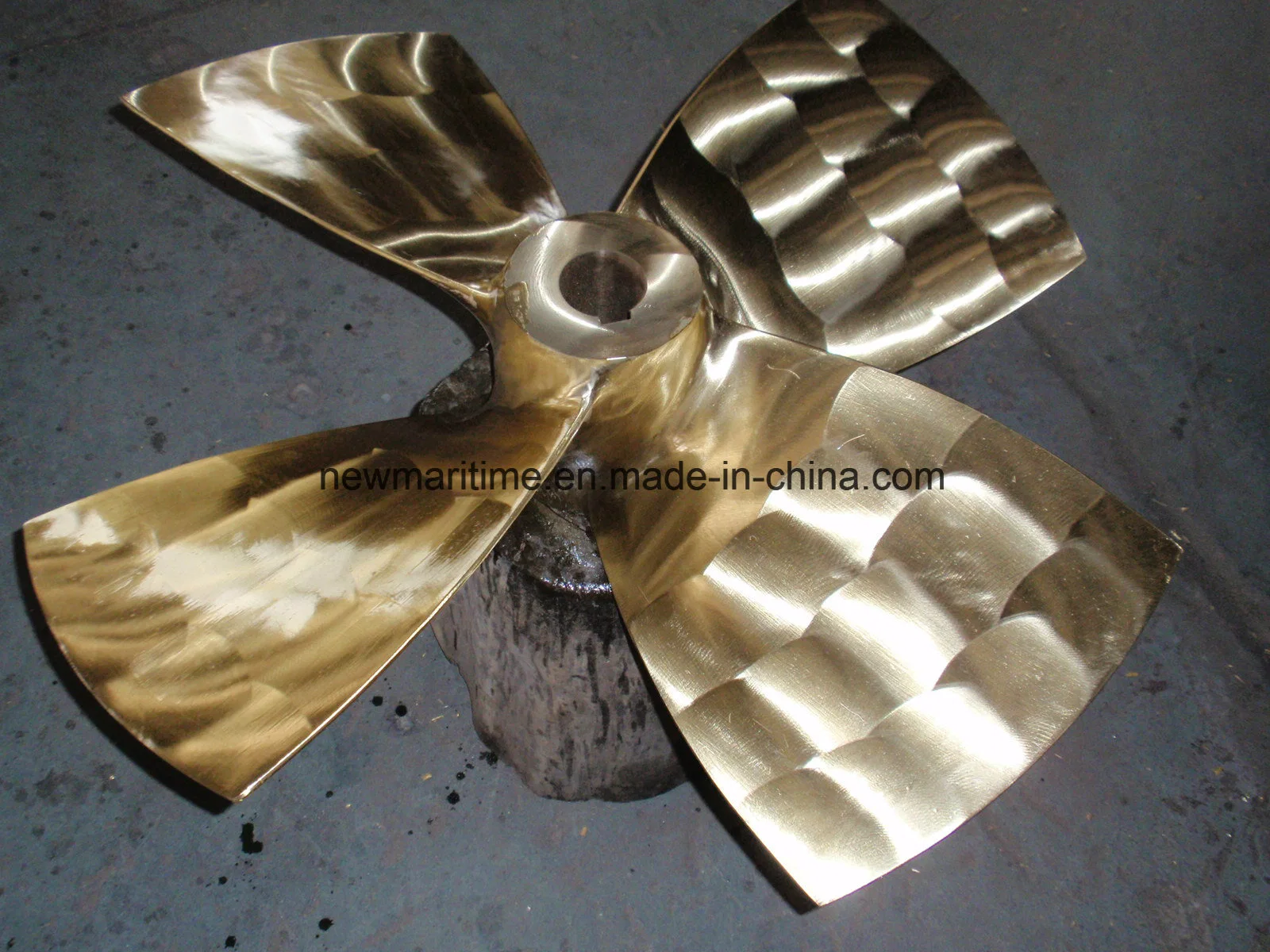 Marine Hardware Copper Propeller with 4 Blades