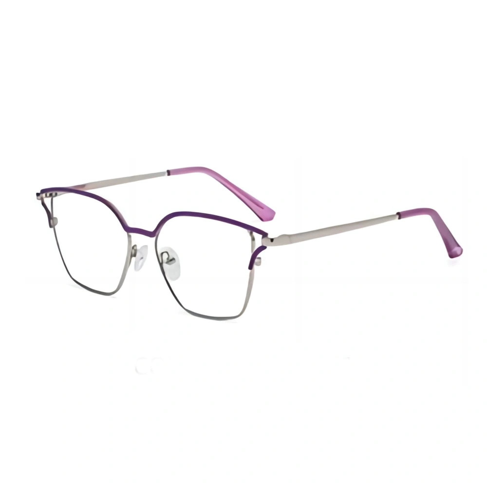 Gd 2023 Hot Selling Cat Eye Glasses Women New Design Cateye Fashion Metal Optical Frames
